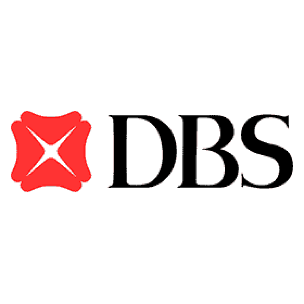 Logo of Singaporean leading banking and financial corporation DBS